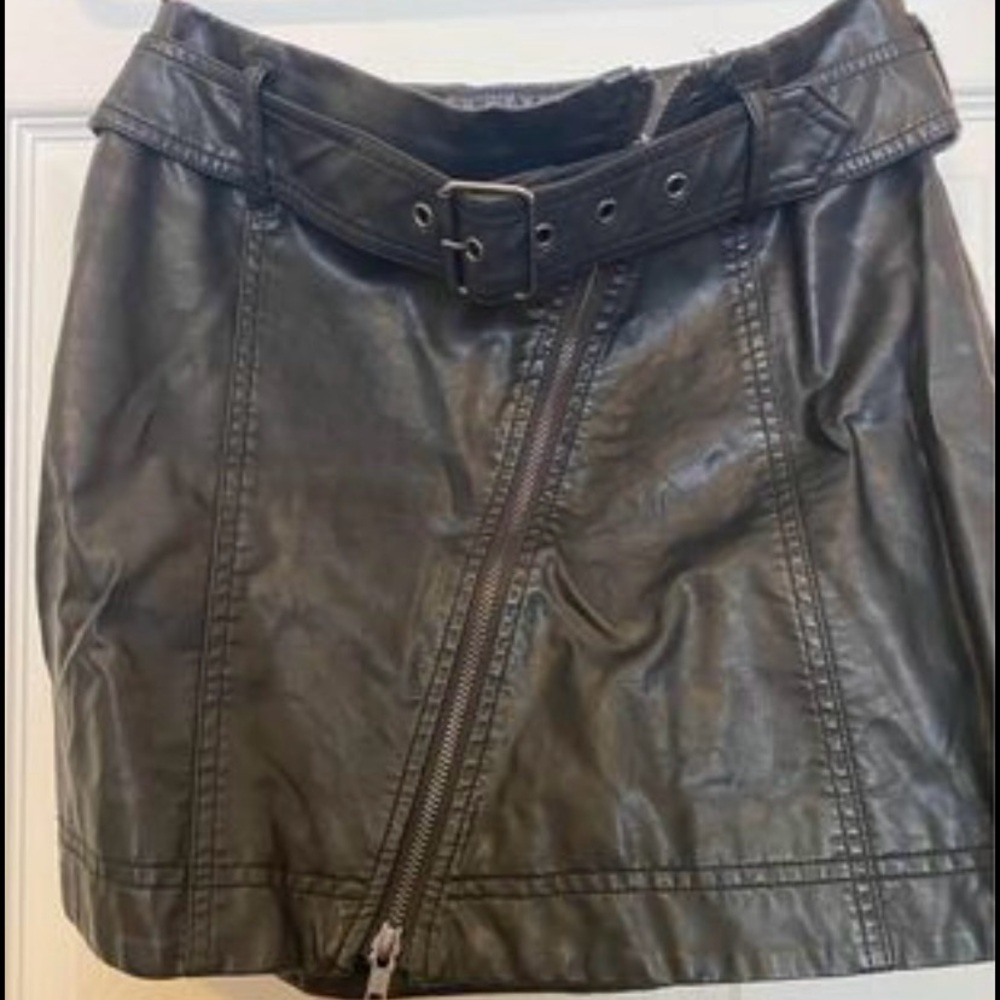 Leather Skirt